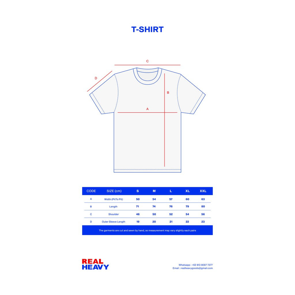 Kaos Polos 16s Real Heavy Goods White - Kaos Polos Putih Katun